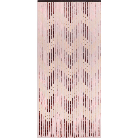 Türvorhang, braun/beige, Bambus