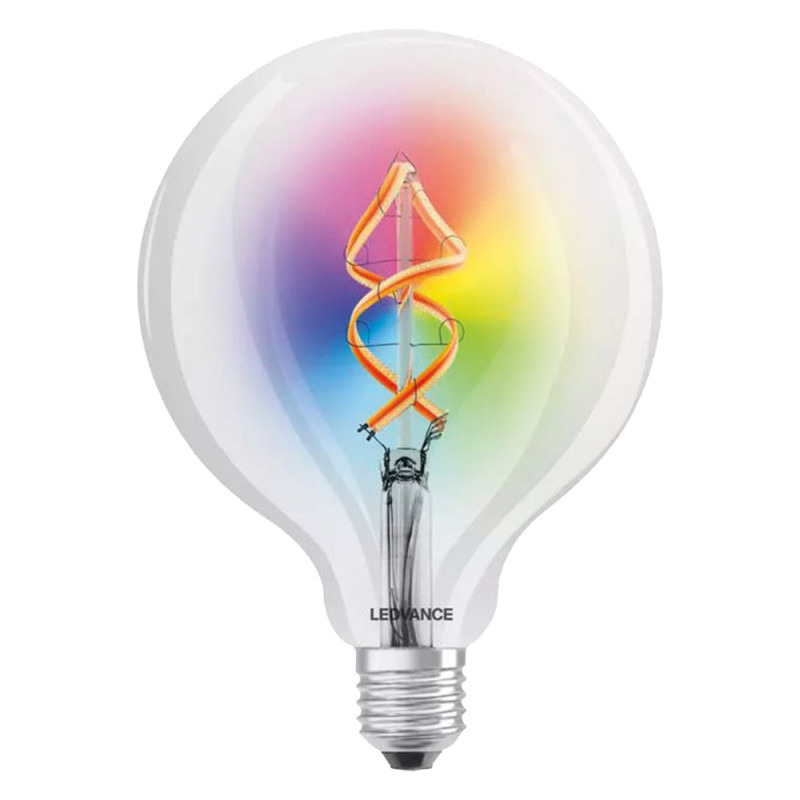 Ampoule à filament LED E27 connectée 300 lm Ø 12,4 cm 4,5 W