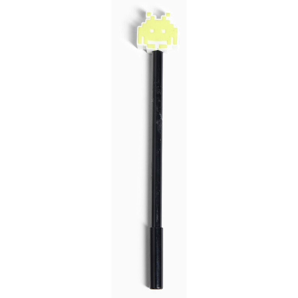Stylo à encre embout gaming plastique et métal noir