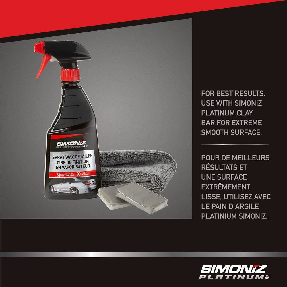 SIMONIZ Platinum Car Wax Detailer Spray, 473-mL