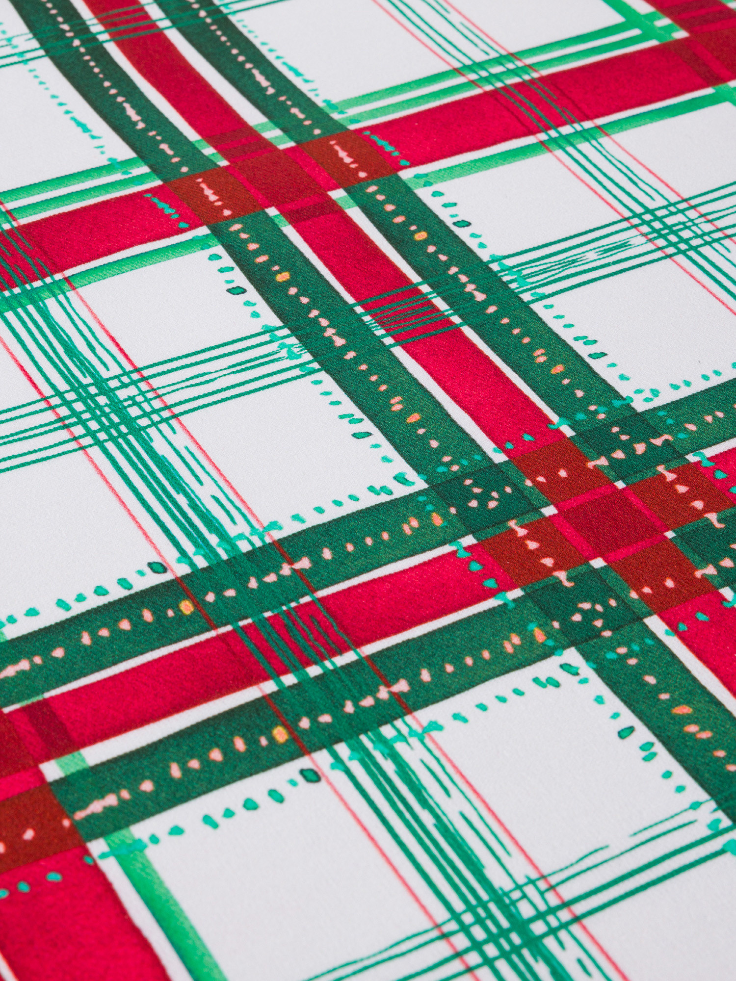 Runner twill di cotone stampa tartan