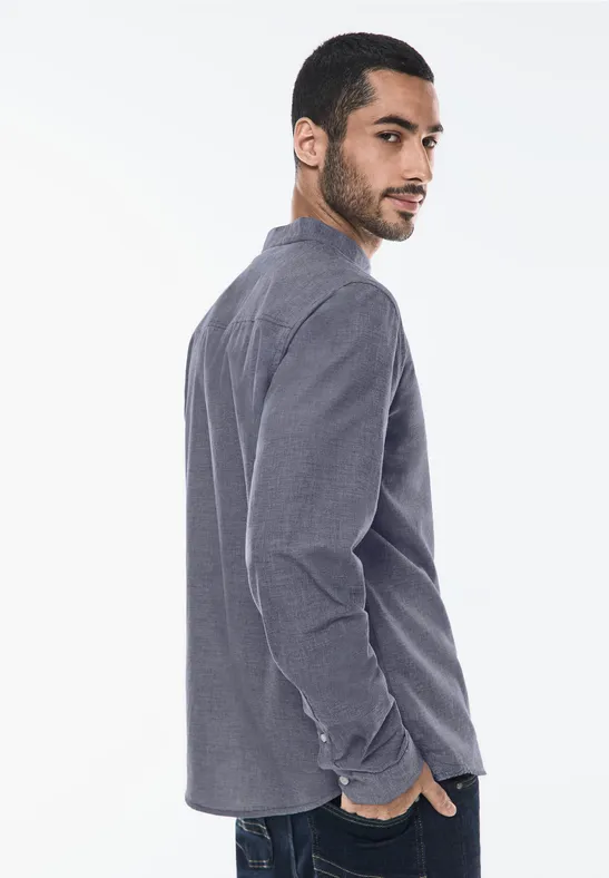 Struktur Stehkragen Hemd