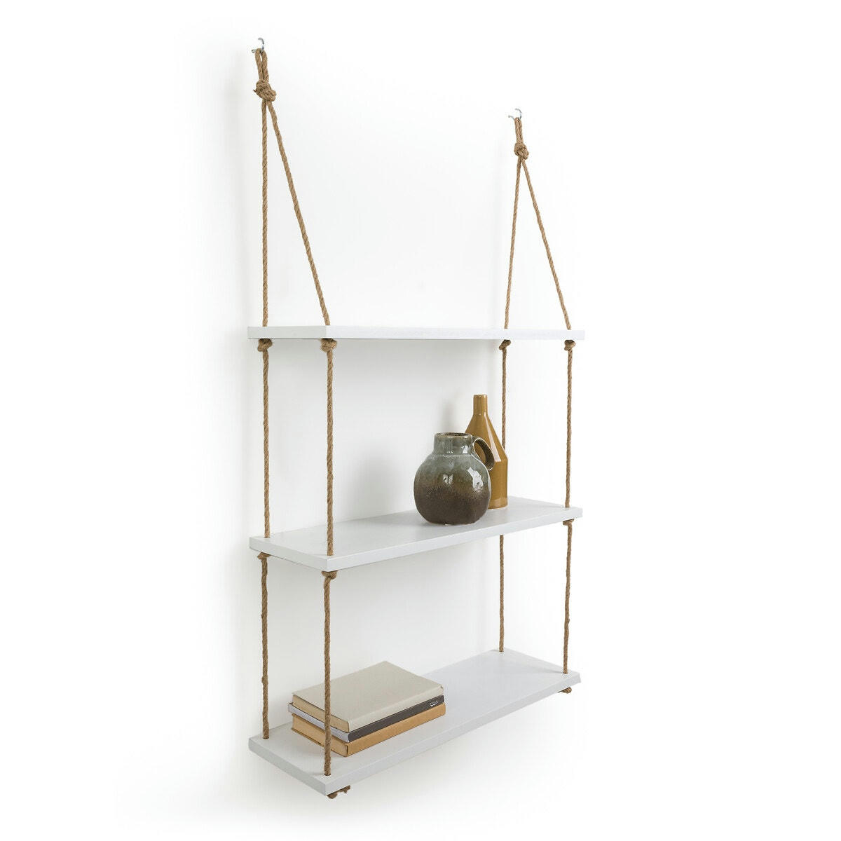 Étagère murale en MDF et sisal L60cm, Mareo