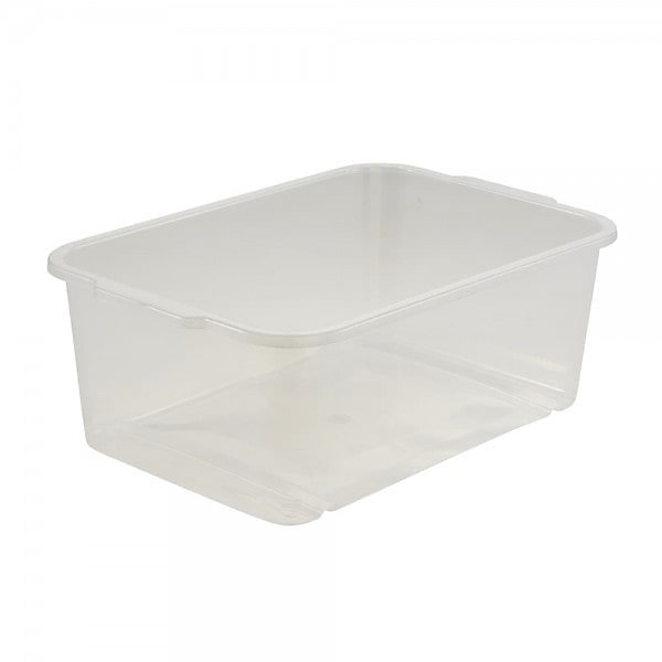 Bac de rangement Transparent empilable 2,8 litres - Naturel