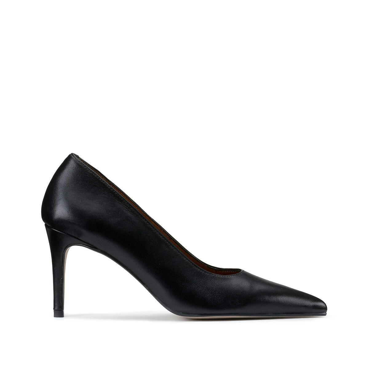 Escarpins Signature, en cuir talon aiguille