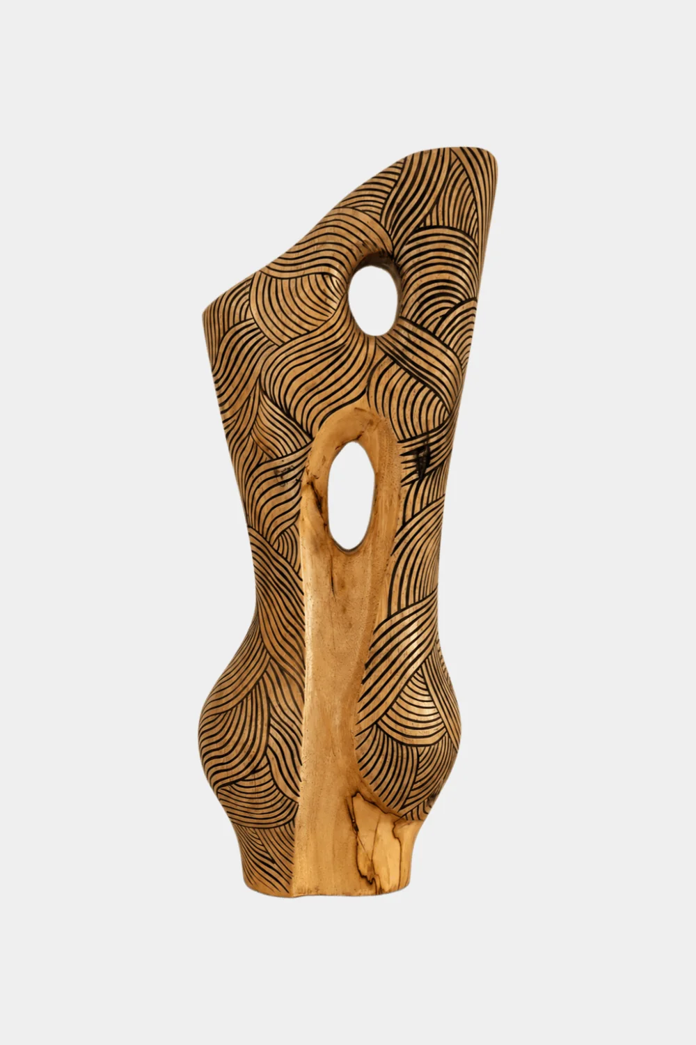 Vase Wood Sculpture #VW125