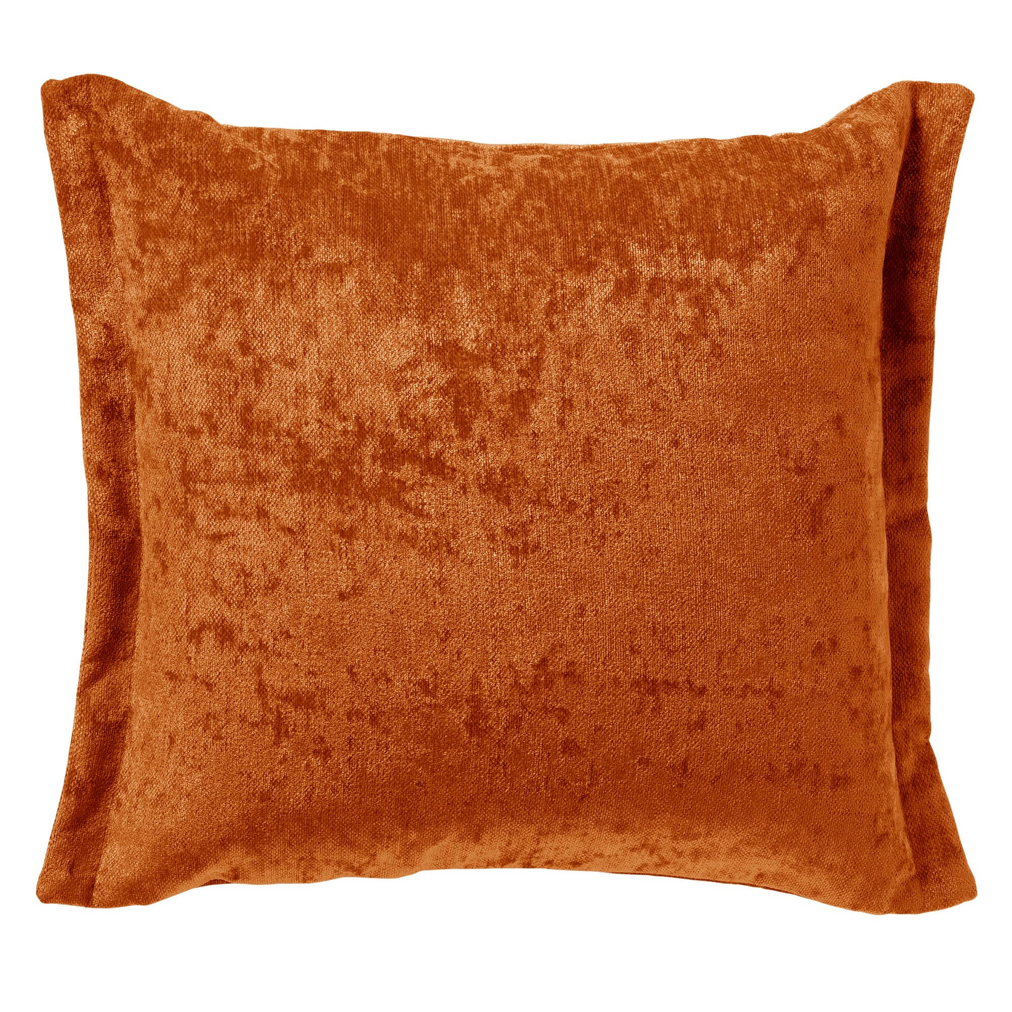 - Housse de coussin orange en polyester-45x45 cm uni
