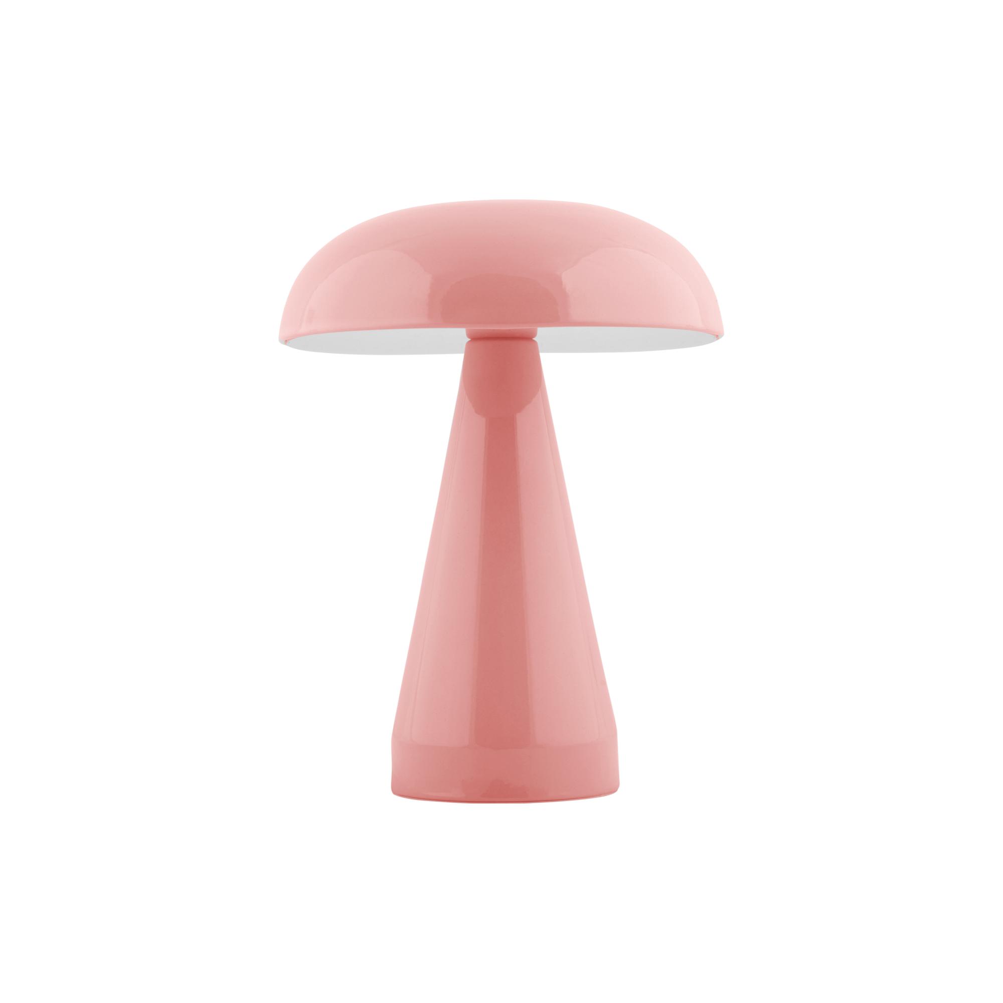Leitmotiv tafellamp Rachel LED - roze - 15.5x15.5x20.5cm - Paddenstoellamp