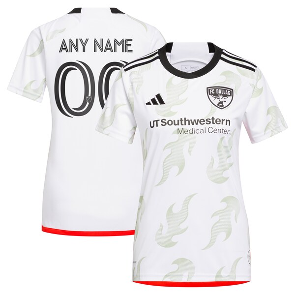 FC Dallas adidas Women's 2024 Burn Baby Burn Replica Custom Jersey - White