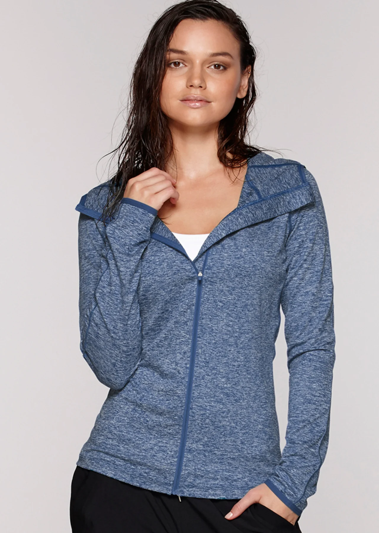 Cleo Hooded Excel L/Slv Top