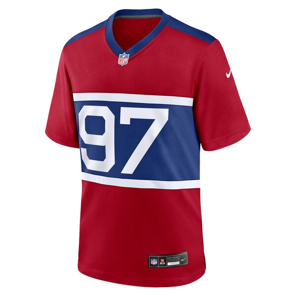Dexter Lawrence II New York Giants Nike Alternate Player Game Jersey - Century Red