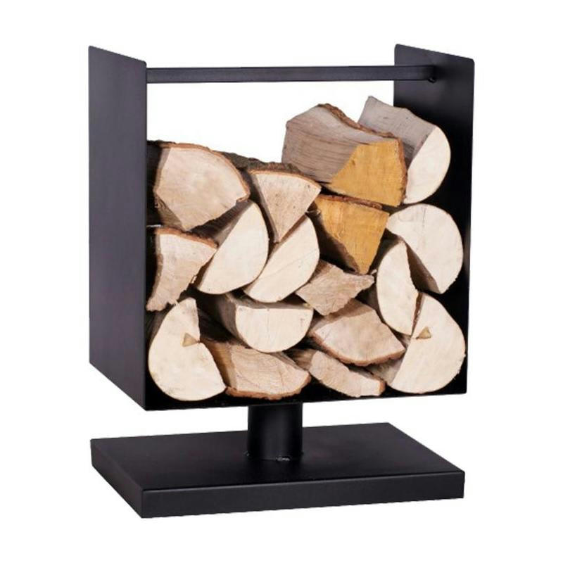 - Porte-bûches sur pied design 45 cm