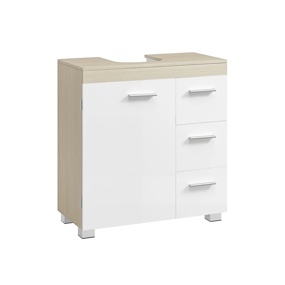 Mueble bajo lavabo con cajones y compartimentos prácticos