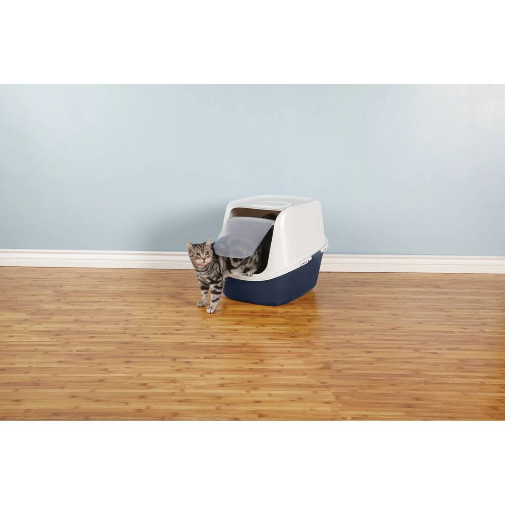 So Phresh Navy Jumbo Enclosed Litter Box