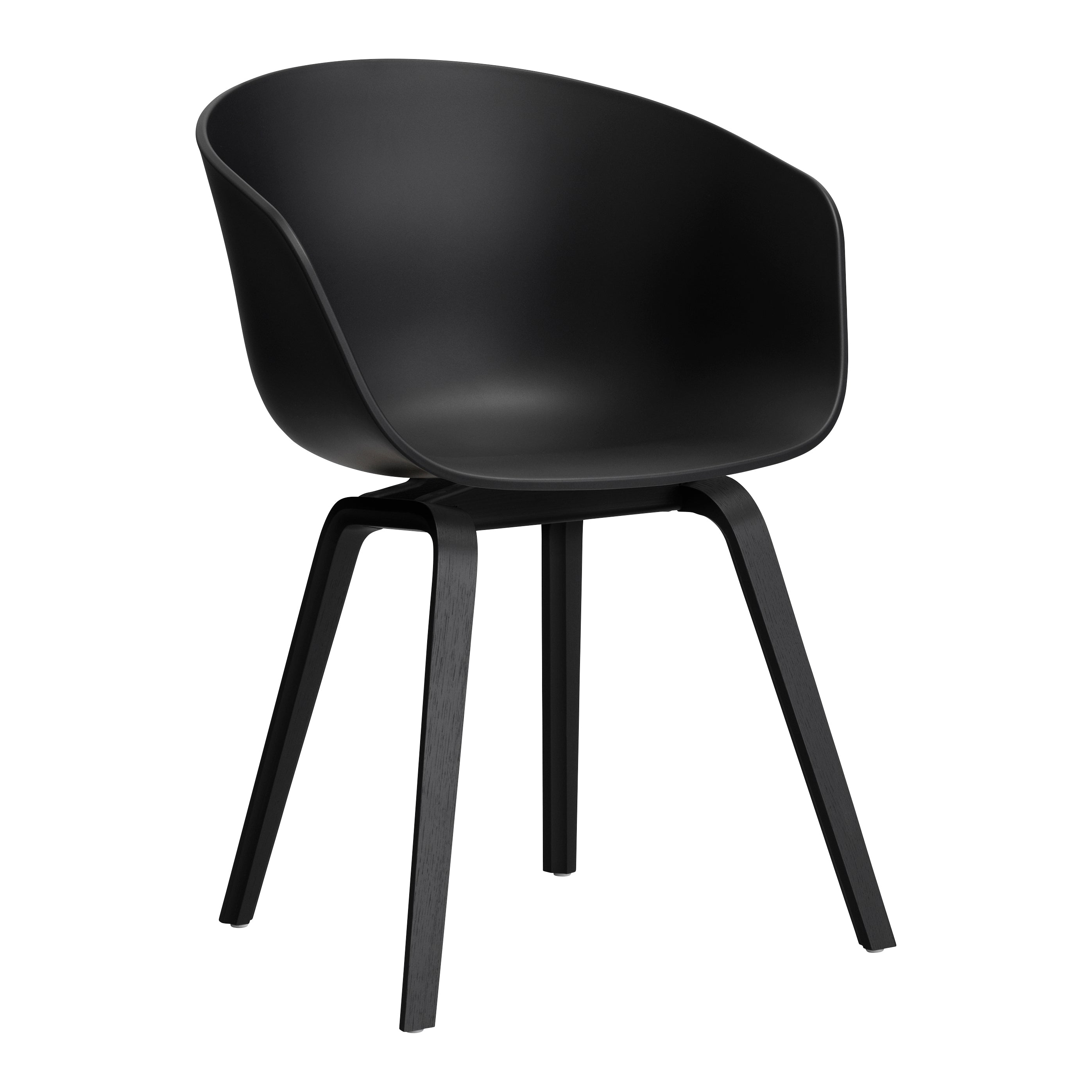 HAY About a Chair AAC22 Stoel - Black Oak - Black