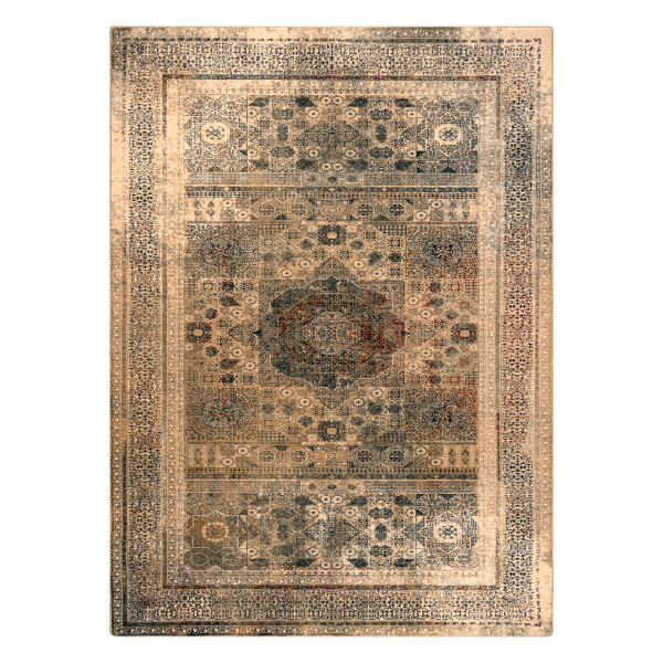 Dywan wełniany SUPERIOR MAMLUK orientalny vintage krem 135x200 cm