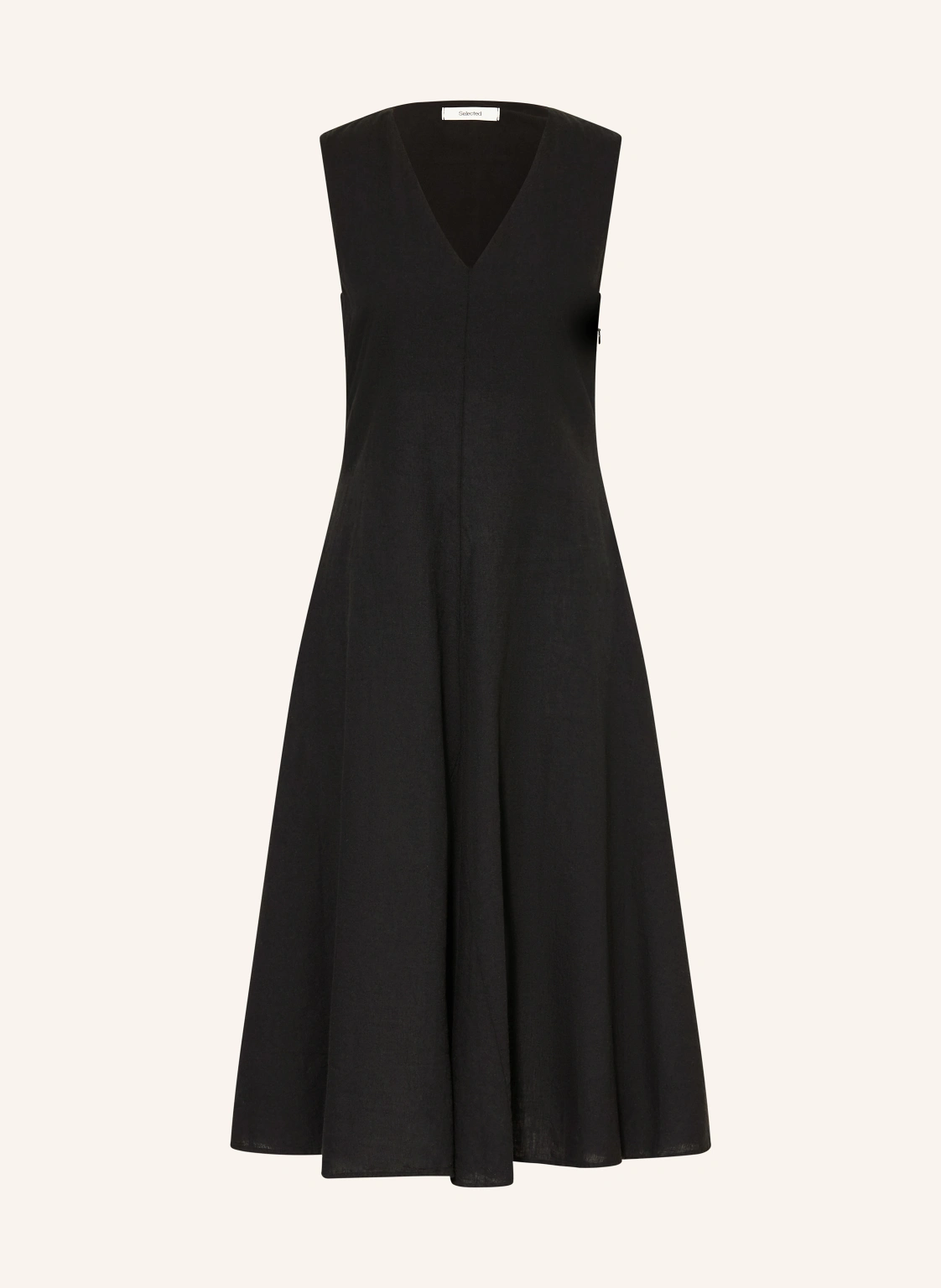 SELECTED Kleid mit Leinen