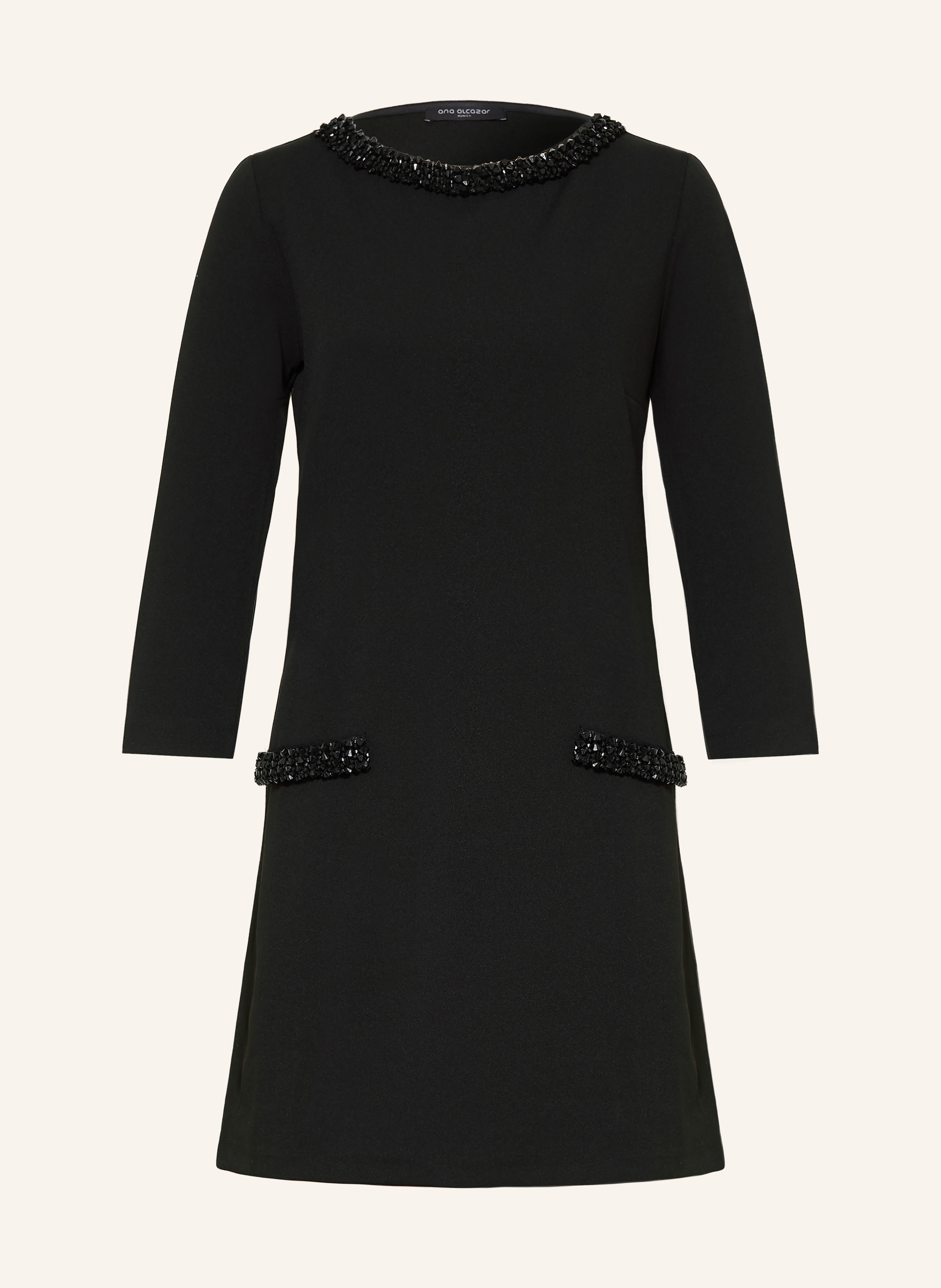 Ana Alcazar Kleid mit 3/4-Arm und Schmuckperlen