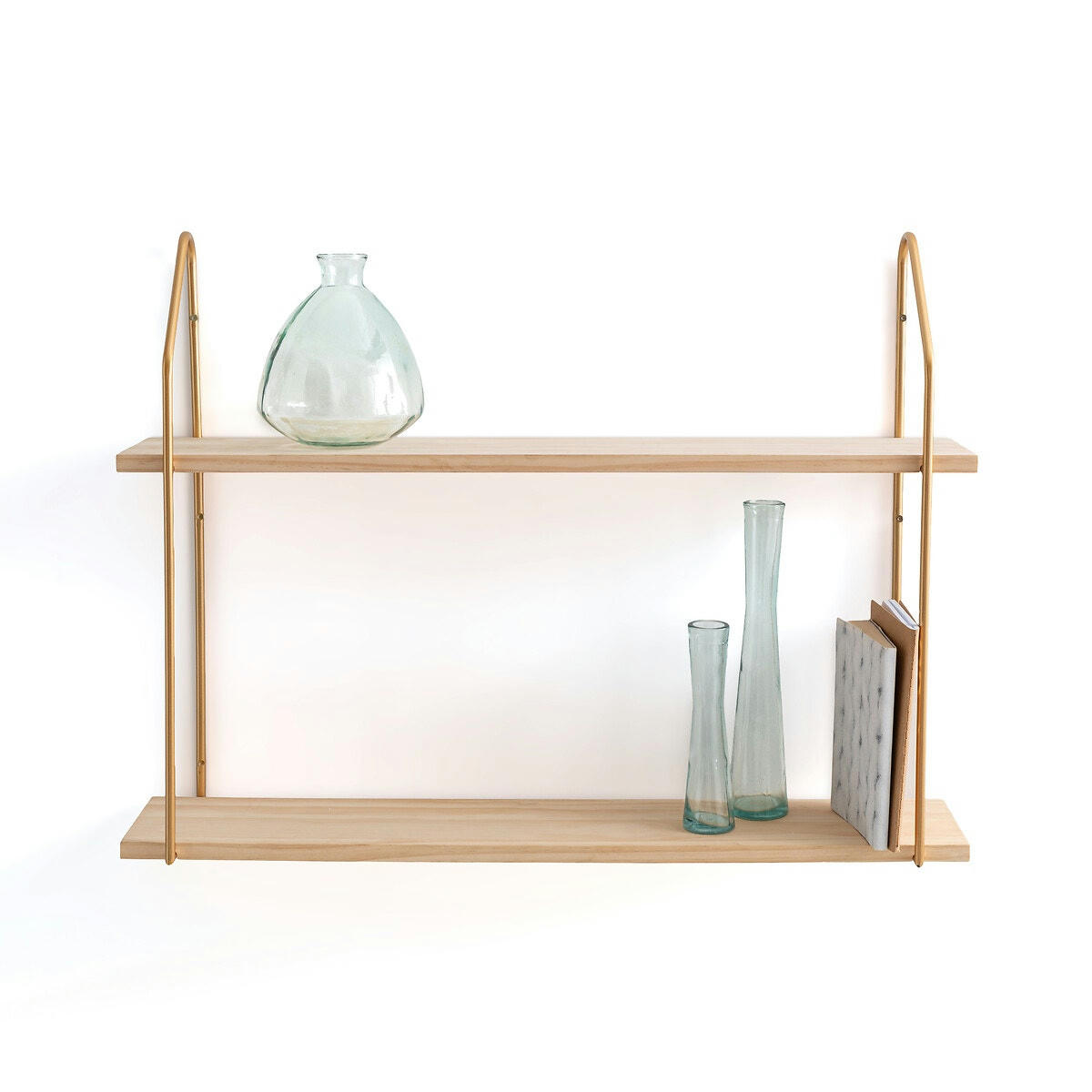Etagère murale double L80cm, Vinto