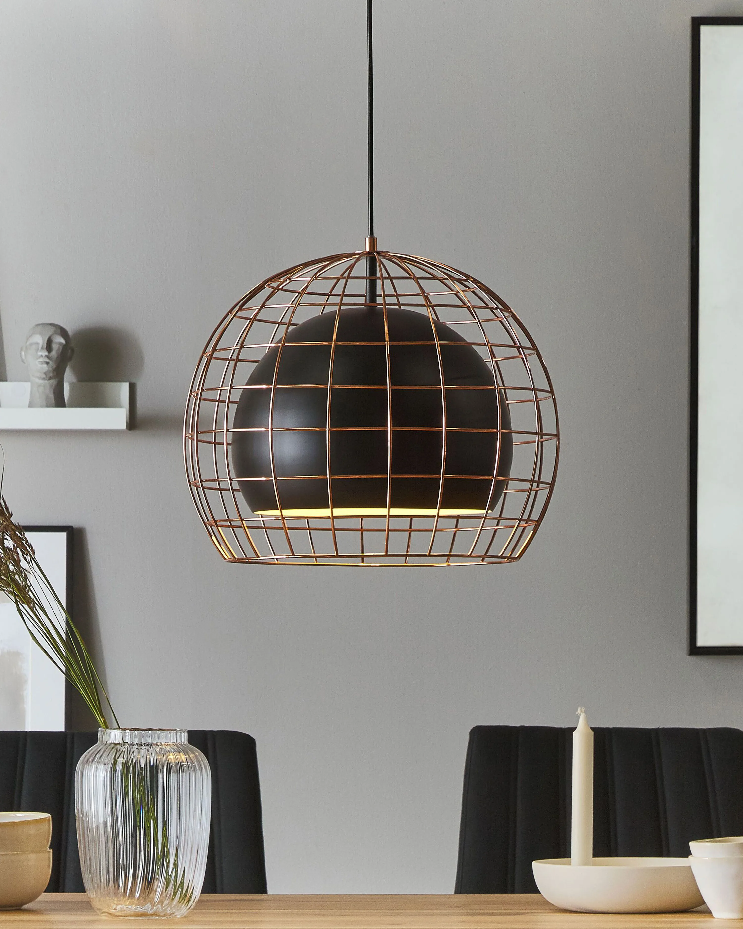 Pendant Lamp LIRI Metal Black