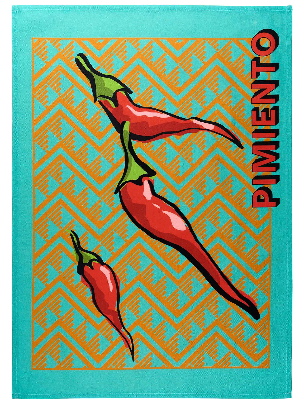 geschirrtuch méxico, pimiento