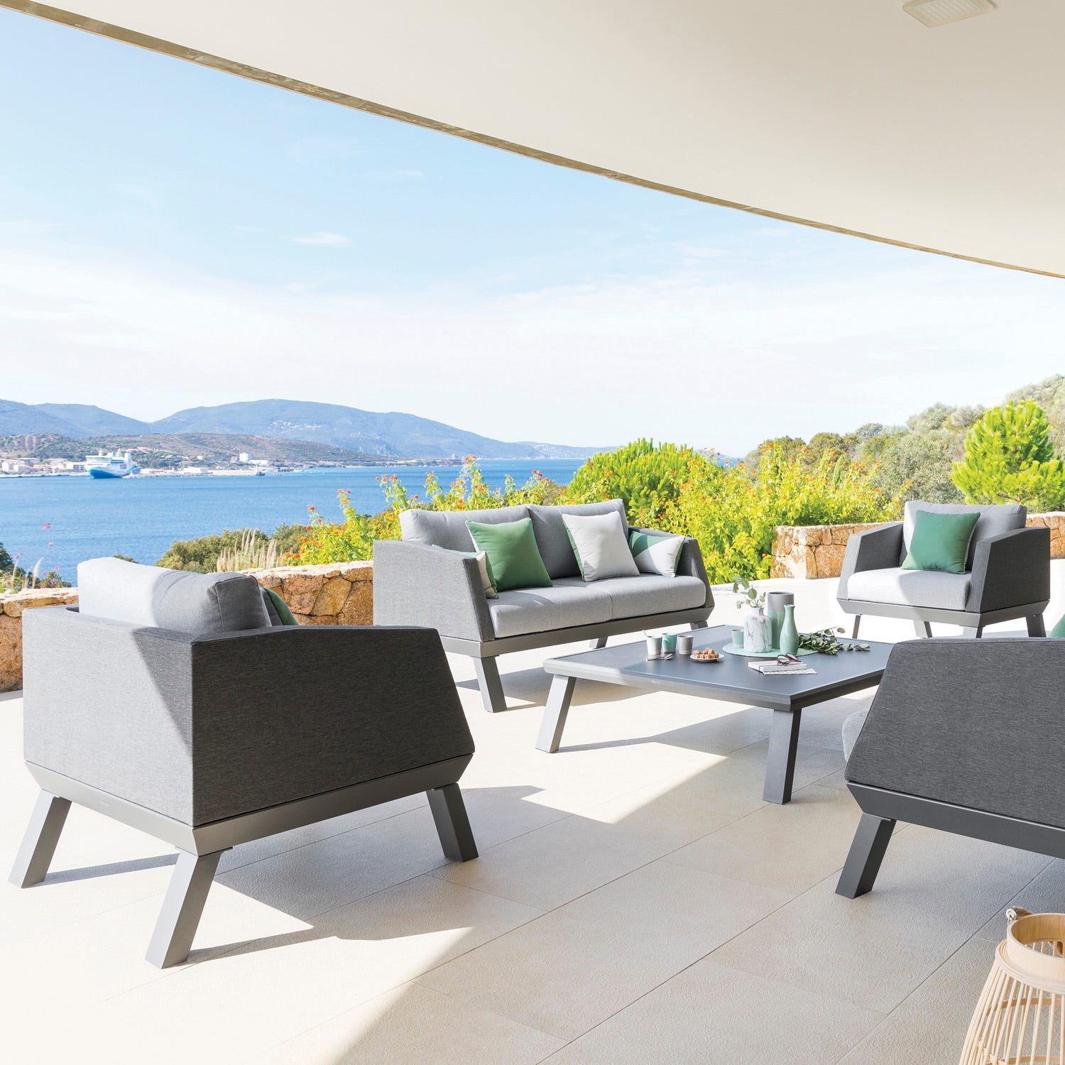 Poltrona da giardino 89x89x92 cm Axiome