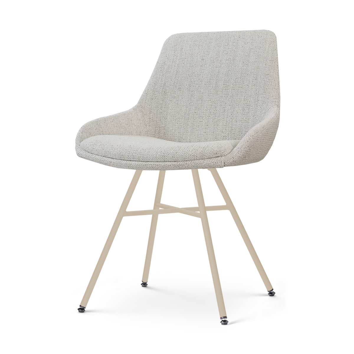 Nolon Noa-Isa eetkamerstoel beige gemêleerd - beige onderstel
