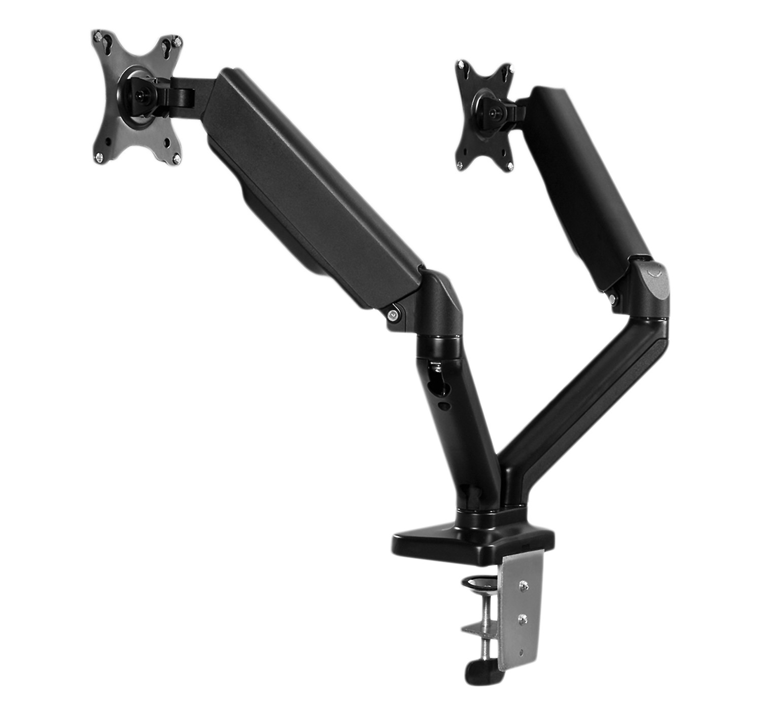 Uchwyt gazowy na dwa monitory VESA Spacetronik SPA-G120
