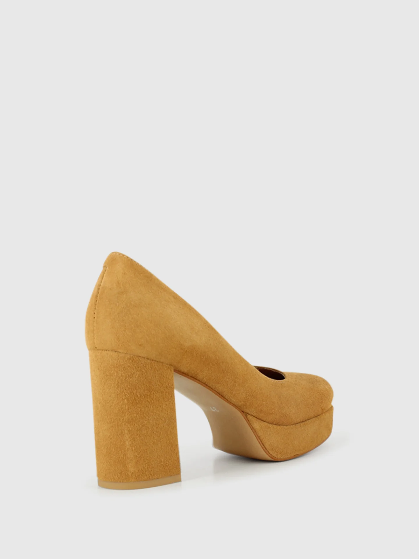 Sapatos de Plataforma em Camel