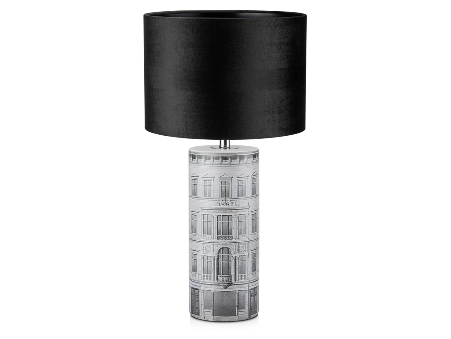 Lampa stołowa Ichi tkaninowa czarna