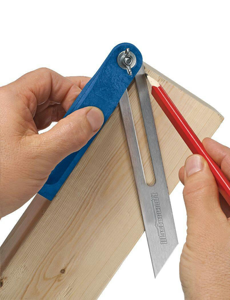 Mastercraft Stainless Steel T-Bevel, 8-in, Silver