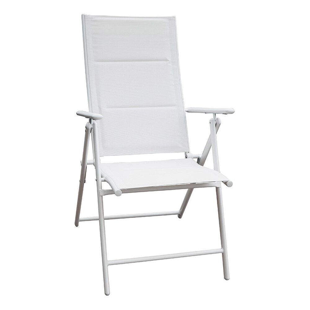 POSISJONSSTOL SUNFUN LINA HVIT 2STK