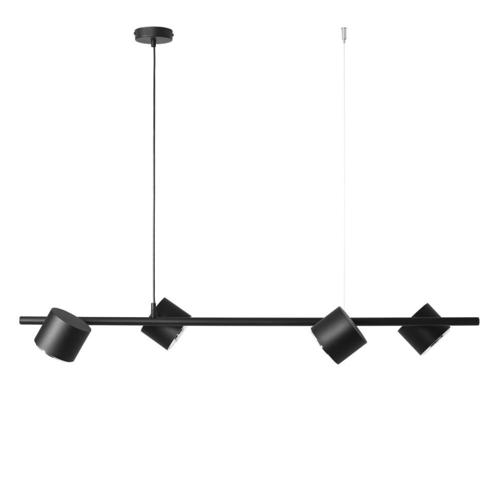 Lampa wisząca czarna Bot 4xES111x35W wym: 100x121x34 cm Aldex