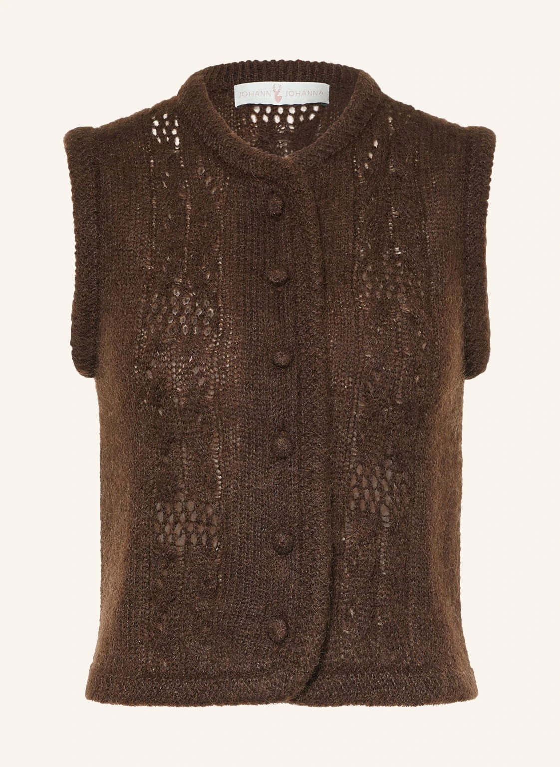 Johann & Johanna Strickweste mit Mohair