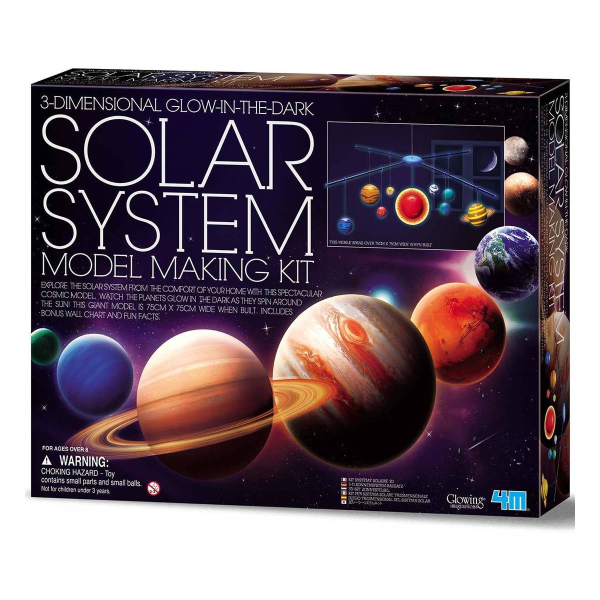 Glow-in-the-Dark Solar System Model Making Kit