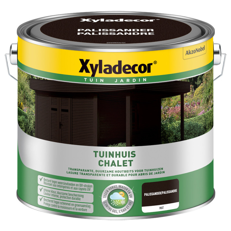 Lasure pour bois Chalet palissandre 2,5 L XYLADECOR
