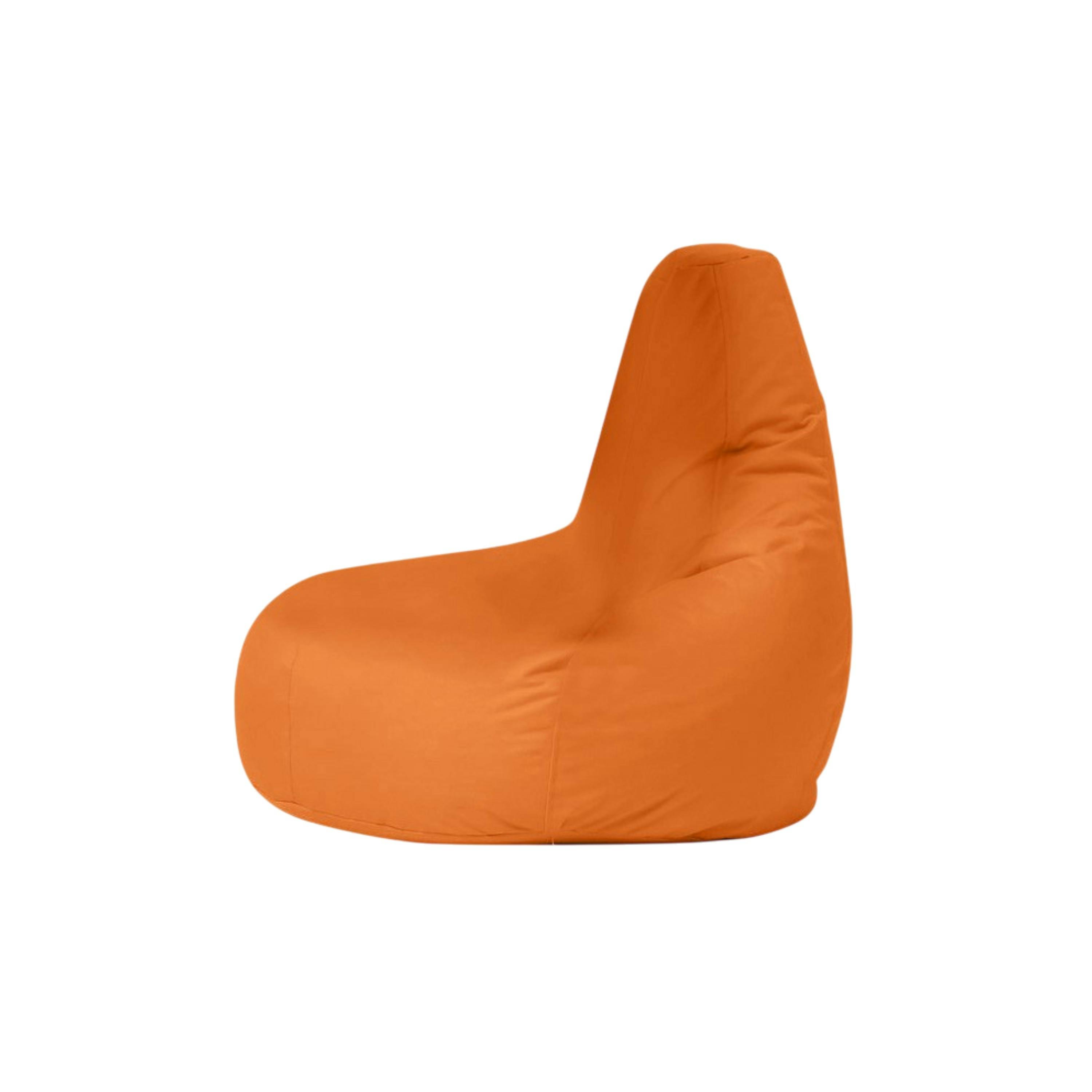 Pouf poire extérieur orange ARTA
