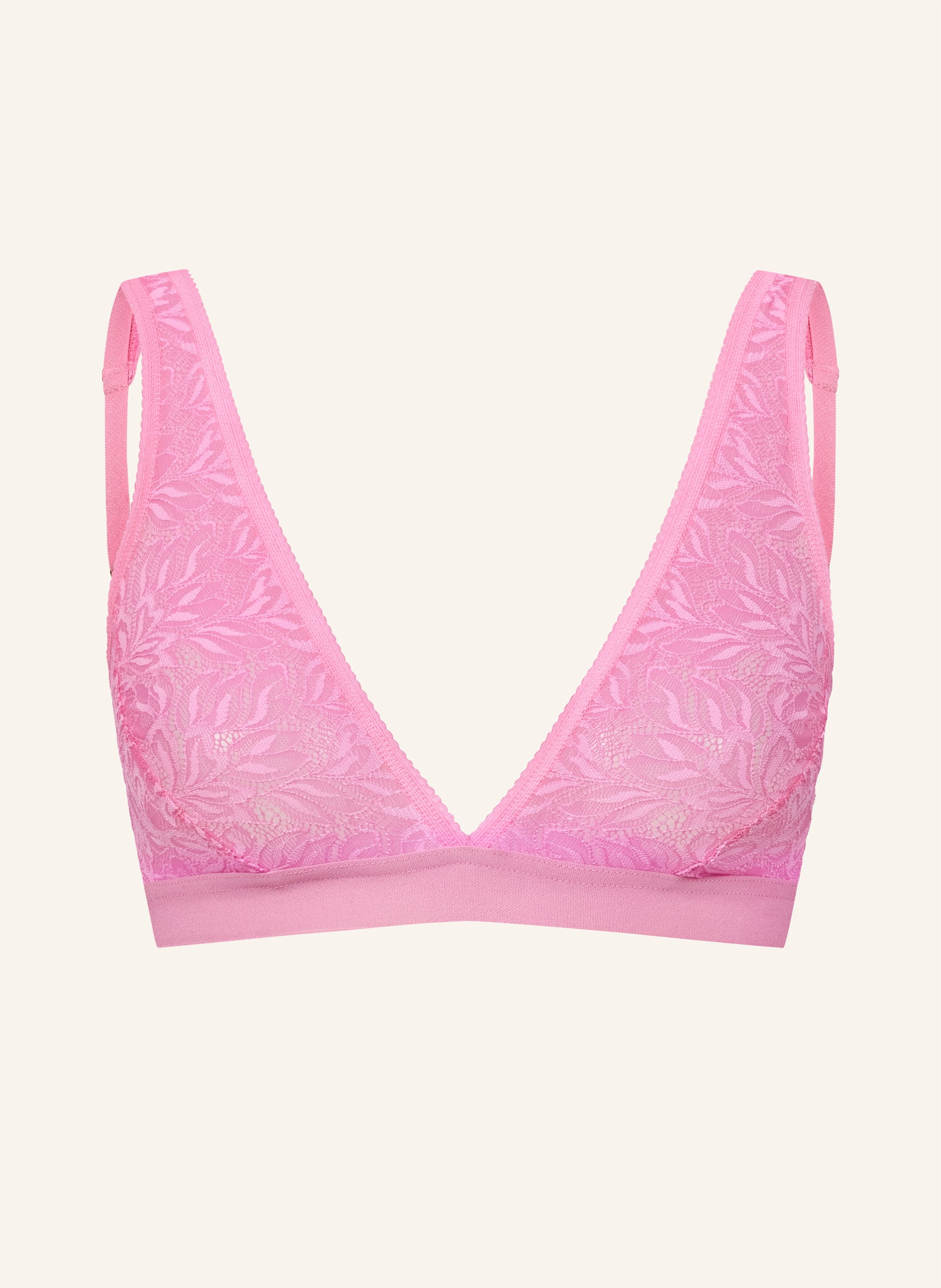 erlich textil Iconic Lace bügelloser Plunge BH große Cups mittlerer Halt aus Spitze - verstellbare Träger