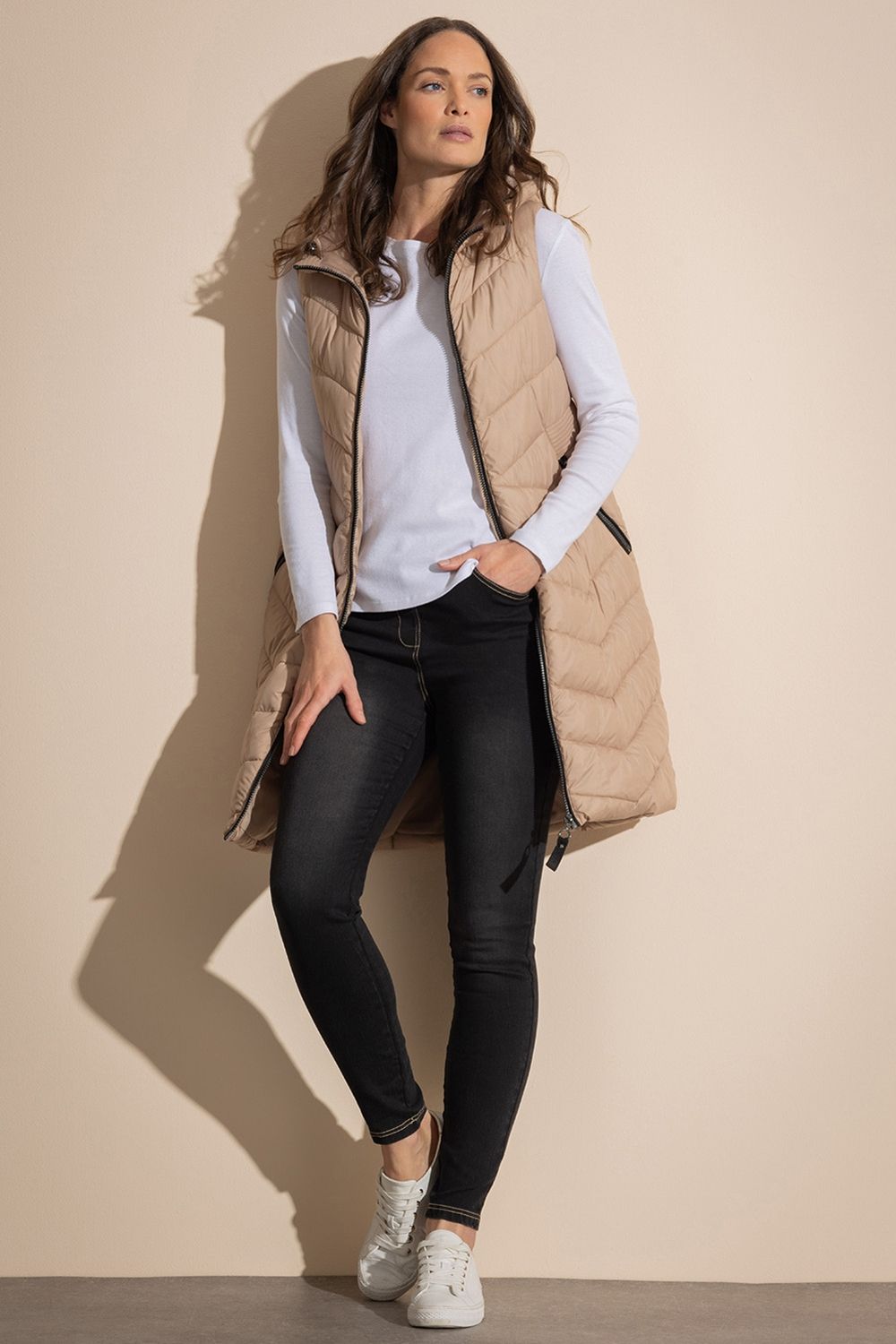 Klass. Hooded Longline Gilet