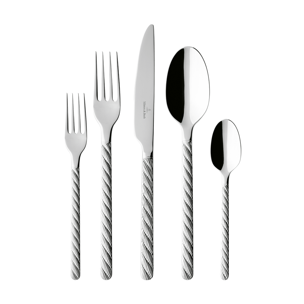 Montauk 5-piece flatware set - stainless steel