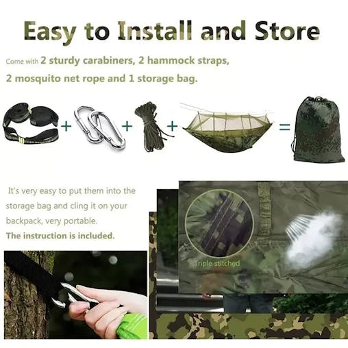 NNEOBA camouflage double hammock