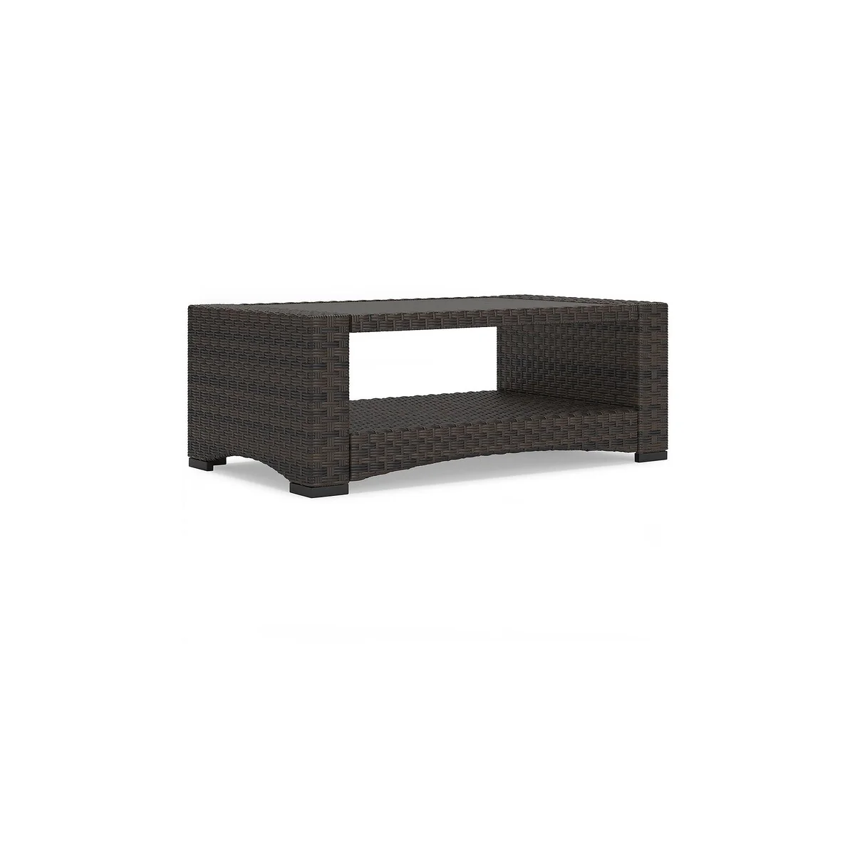 Signature Design by Ashley Windglow Brown Outdoor Coffee Table - 44.38 W x 25.38 D x 16.63 H