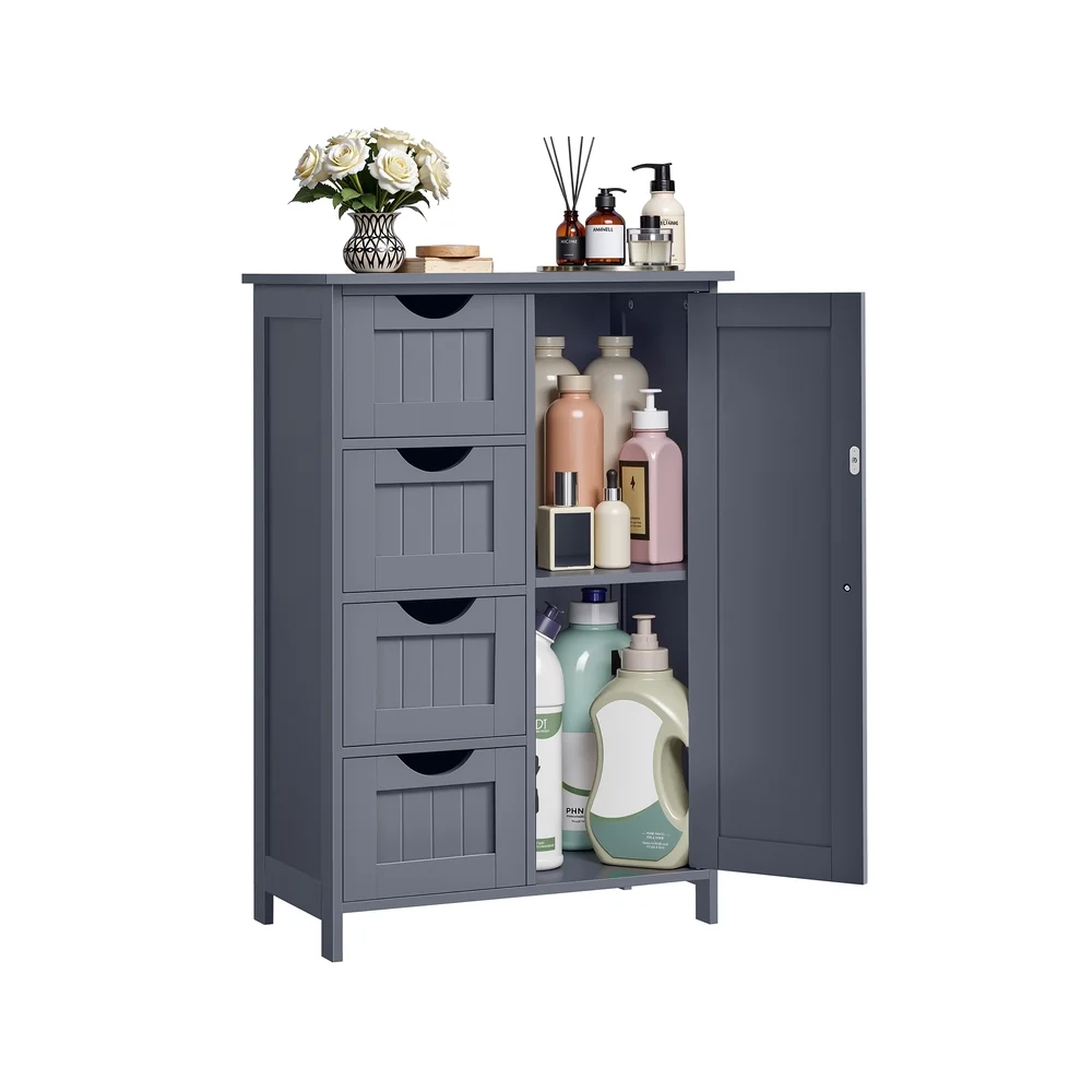 Meuble de salle de bain avec étagère réglable