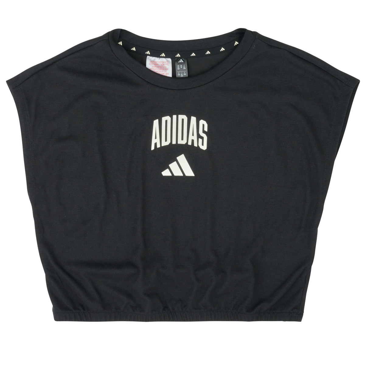 adidas - SEASONALS COLLEGIATE TYPOGRAPHY T-SHIRT - Black / White