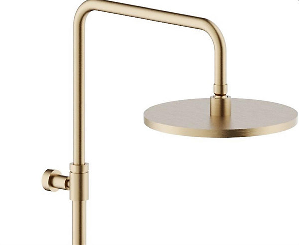 Colonne de douche thermostatique TONDA - Coloris : PVD grafite brosse