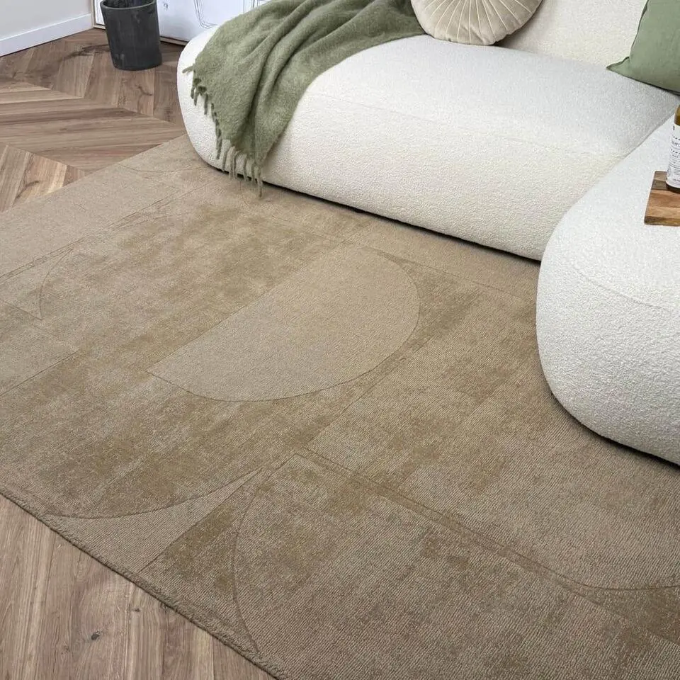 Interieur05 wollen vloerkleed beige/bruin Twig - 230 x 160 cm