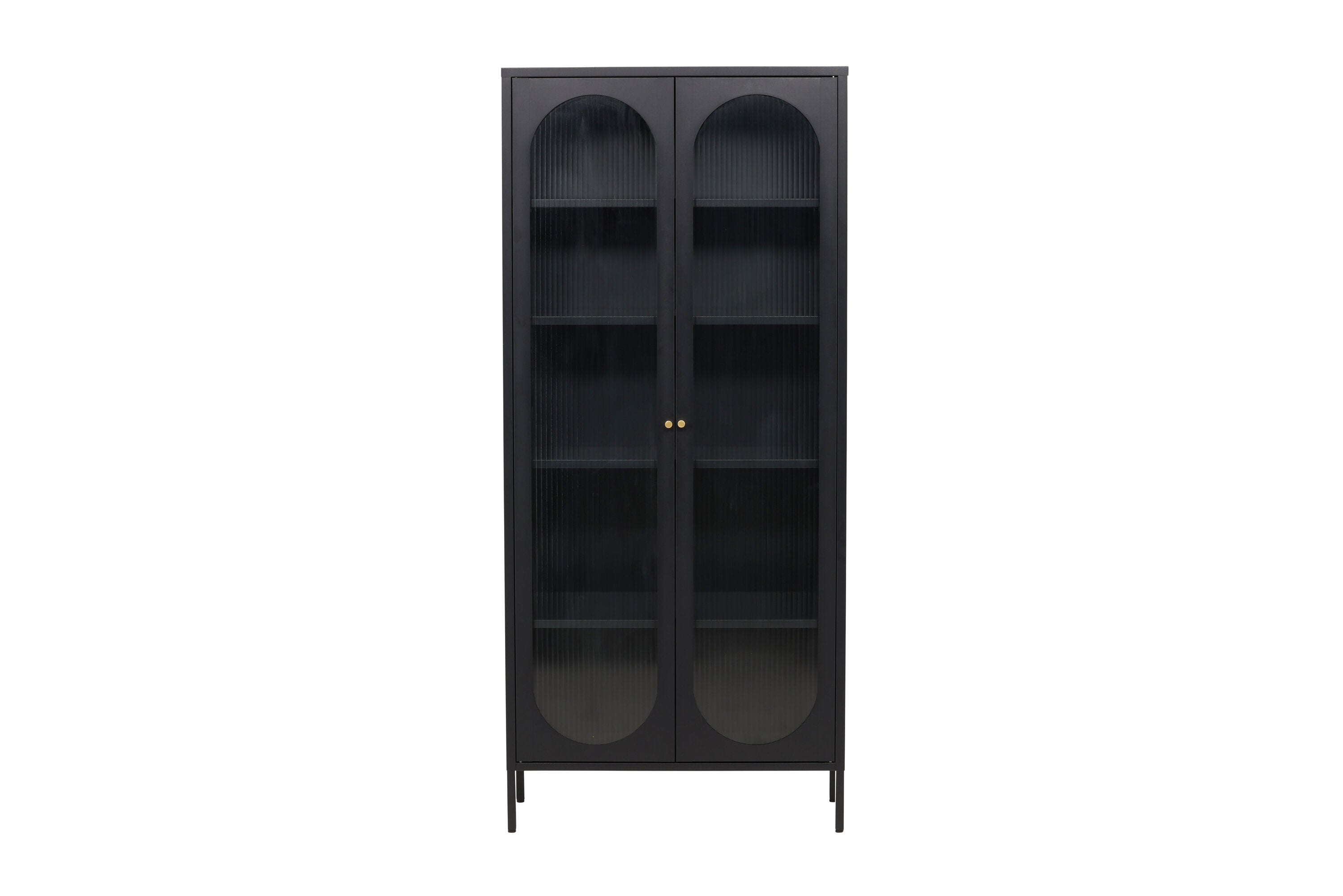 Rebellenclub Makani Vitrinekast 180x80cm - Zwart