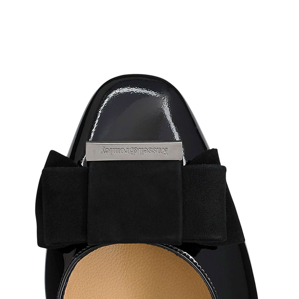 Russell & Bromley BOWLINE Mid Heel Bow Court