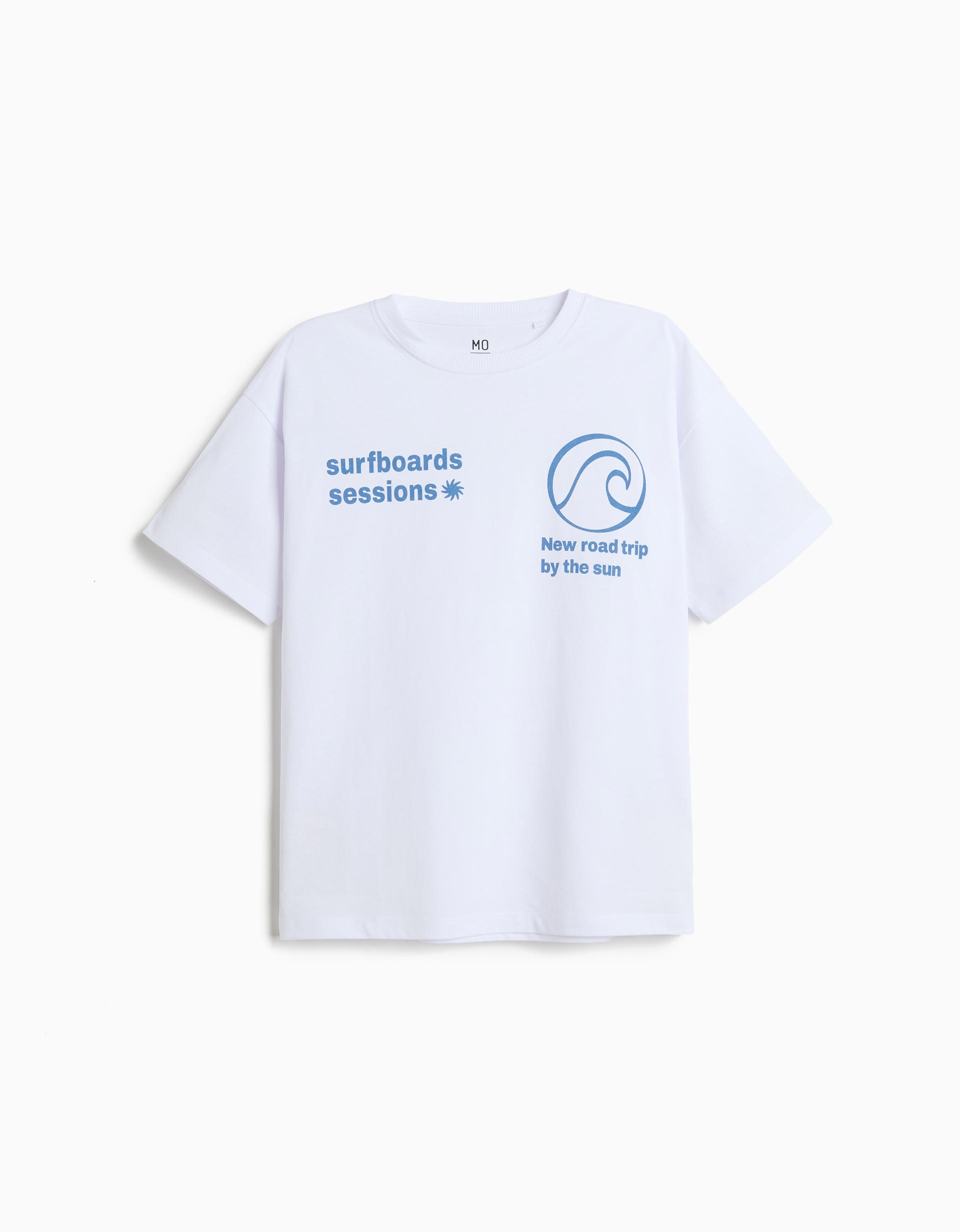 T-shirt Estampada, Menino, Branco