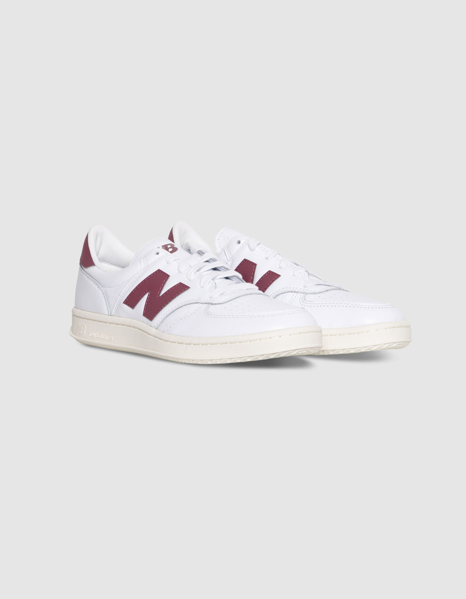Baskets blanches NEW BALANCE T500 Homme